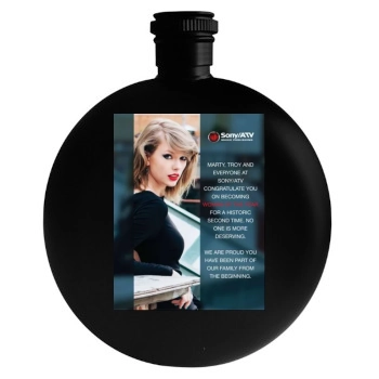 Taylor Swift Round Flask