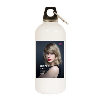 Taylor Swift White Water Bottle With Carabiner