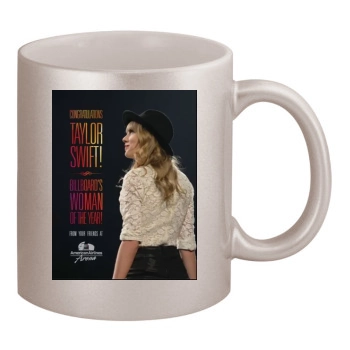 Taylor Swift 11oz Metallic Silver Mug