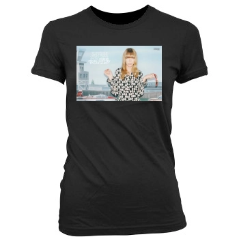 Taylor Swift Women's Junior Cut Crewneck T-Shirt