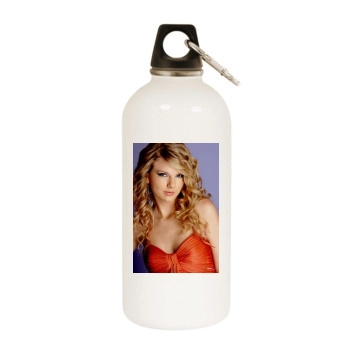 Taylor Swift White Water Bottle With Carabiner