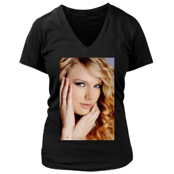 Taylor Swift Women's Deep V-Neck TShirt