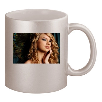 Taylor Swift 11oz Metallic Silver Mug