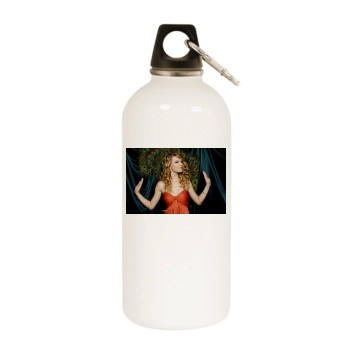 Taylor Swift White Water Bottle With Carabiner