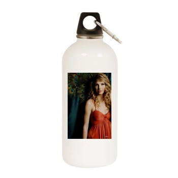 Taylor Swift White Water Bottle With Carabiner