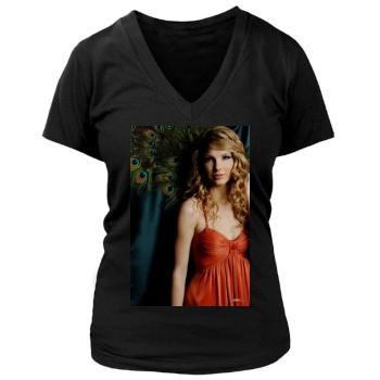 Taylor Swift Women's Deep V-Neck TShirt