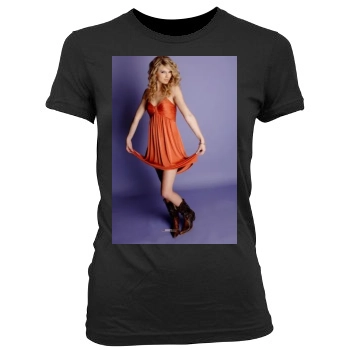 Taylor Swift Women's Junior Cut Crewneck T-Shirt