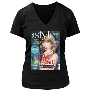 Taylor Swift Women's Deep V-Neck TShirt