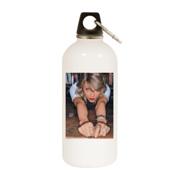 Taylor Swift White Water Bottle With Carabiner