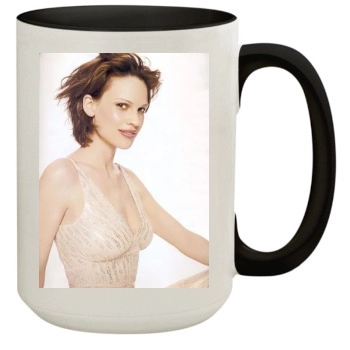 Hilary Swank 15oz Colored Inner & Handle Mug