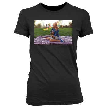 Taylor Swift Women's Junior Cut Crewneck T-Shirt