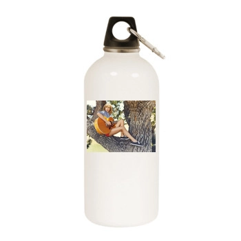 Taylor Swift White Water Bottle With Carabiner