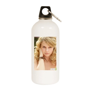 Taylor Swift White Water Bottle With Carabiner