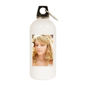 Taylor Swift White Water Bottle With Carabiner