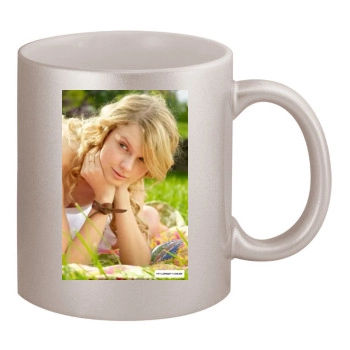 Taylor Swift 11oz Metallic Silver Mug