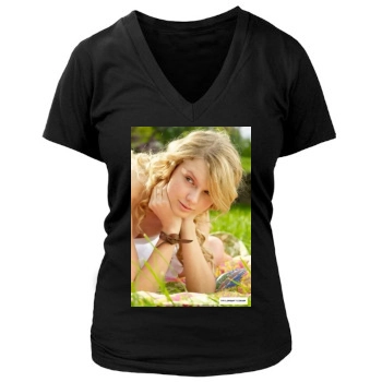 Taylor Swift Women's Deep V-Neck TShirt