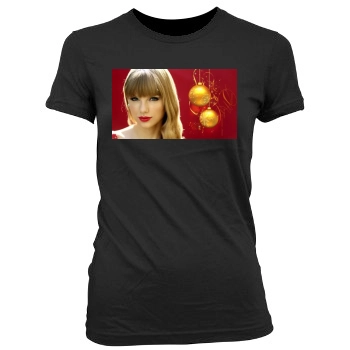 Taylor Swift Women's Junior Cut Crewneck T-Shirt