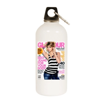 Taylor Swift White Water Bottle With Carabiner