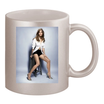 Hilary Swank 11oz Metallic Silver Mug