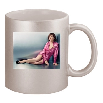 Hilary Swank 11oz Metallic Silver Mug