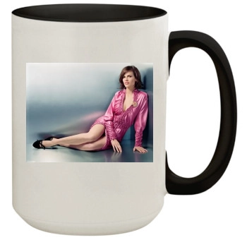 Hilary Swank 15oz Colored Inner & Handle Mug