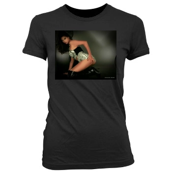 Tera Patrick Women's Junior Cut Crewneck T-Shirt