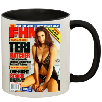 Teri Hatcher 11oz Colored Inner & Handle Mug