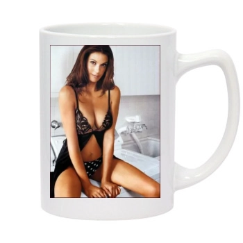 Teri Hatcher 14oz White Statesman Mug