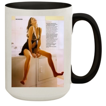 Teri Hatcher 15oz Colored Inner & Handle Mug