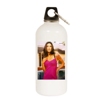 Teri Hatcher White Water Bottle With Carabiner