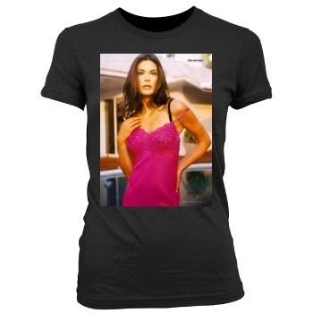 Teri Hatcher Women's Junior Cut Crewneck T-Shirt