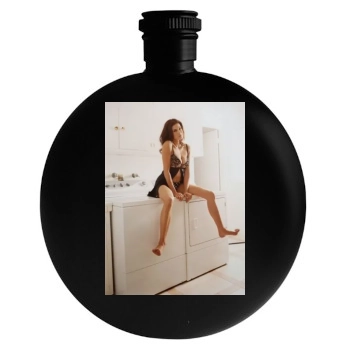 Teri Hatcher Round Flask