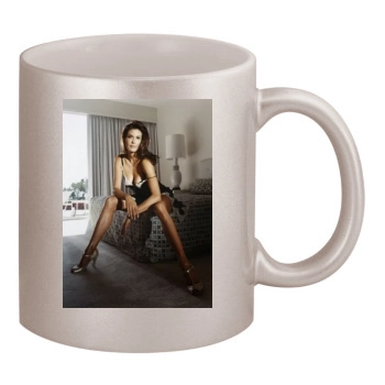 Teri Hatcher 11oz Metallic Silver Mug