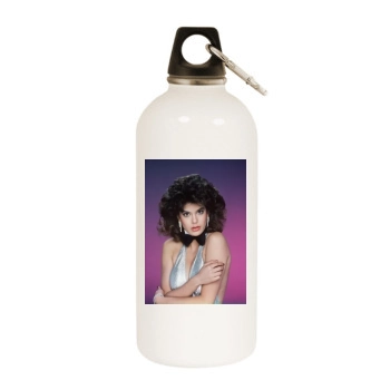 Teri Hatcher White Water Bottle With Carabiner