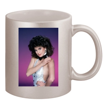 Teri Hatcher 11oz Metallic Silver Mug