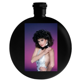 Teri Hatcher Round Flask