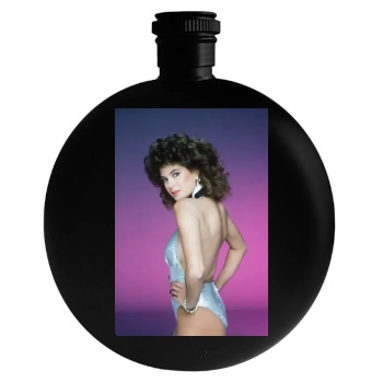 Teri Hatcher Round Flask