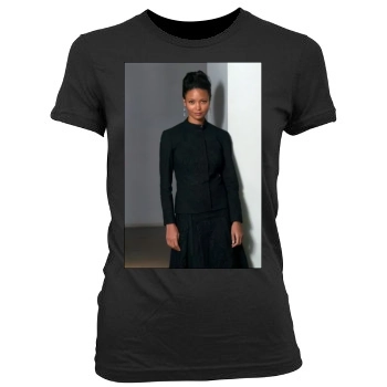 Thandie Newton Women's Junior Cut Crewneck T-Shirt