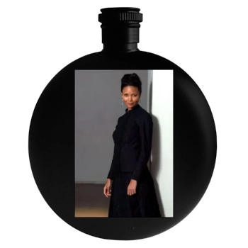 Thandie Newton Round Flask