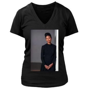 Thandie Newton Women's Deep V-Neck TShirt