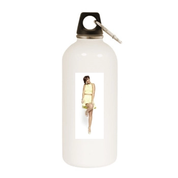 The Saturdays White Water Bottle With Carabiner