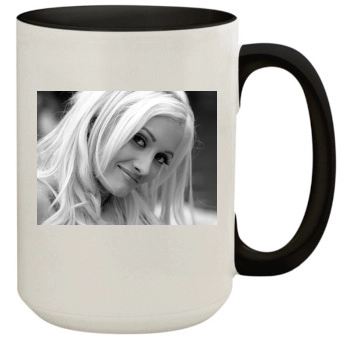 Holly Madison 15oz Colored Inner & Handle Mug