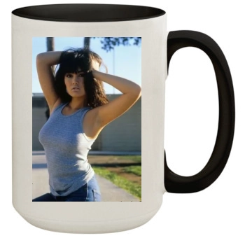 Tia Carrere 15oz Colored Inner & Handle Mug