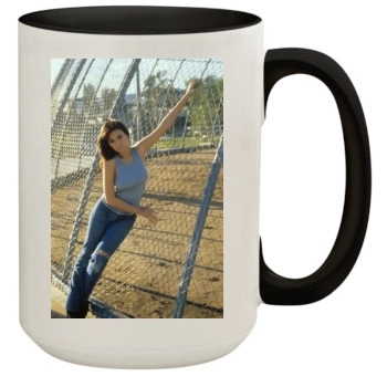 Tia Carrere 15oz Colored Inner & Handle Mug