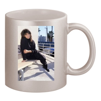 Tia Carrere 11oz Metallic Silver Mug