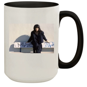 Tia Carrere 15oz Colored Inner & Handle Mug