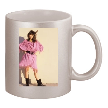 Tia Carrere 11oz Metallic Silver Mug