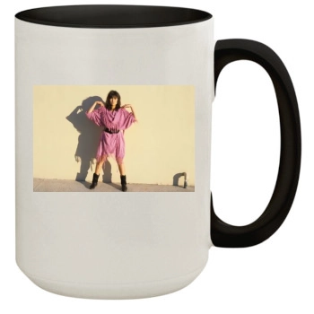 Tia Carrere 15oz Colored Inner & Handle Mug