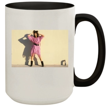 Tia Carrere 15oz Colored Inner & Handle Mug