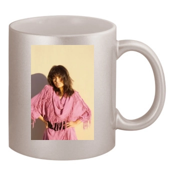 Tia Carrere 11oz Metallic Silver Mug